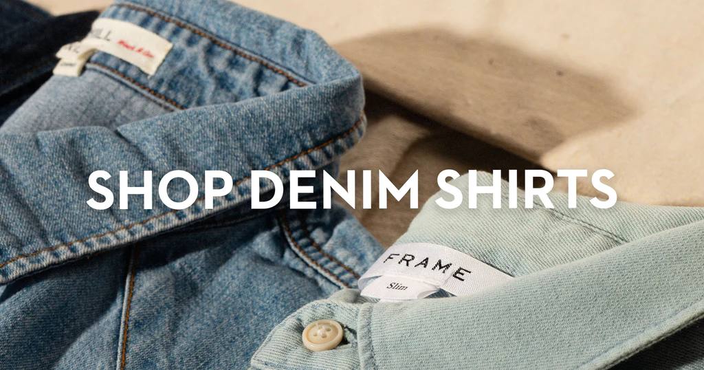 shop denim chambray shirts on sale